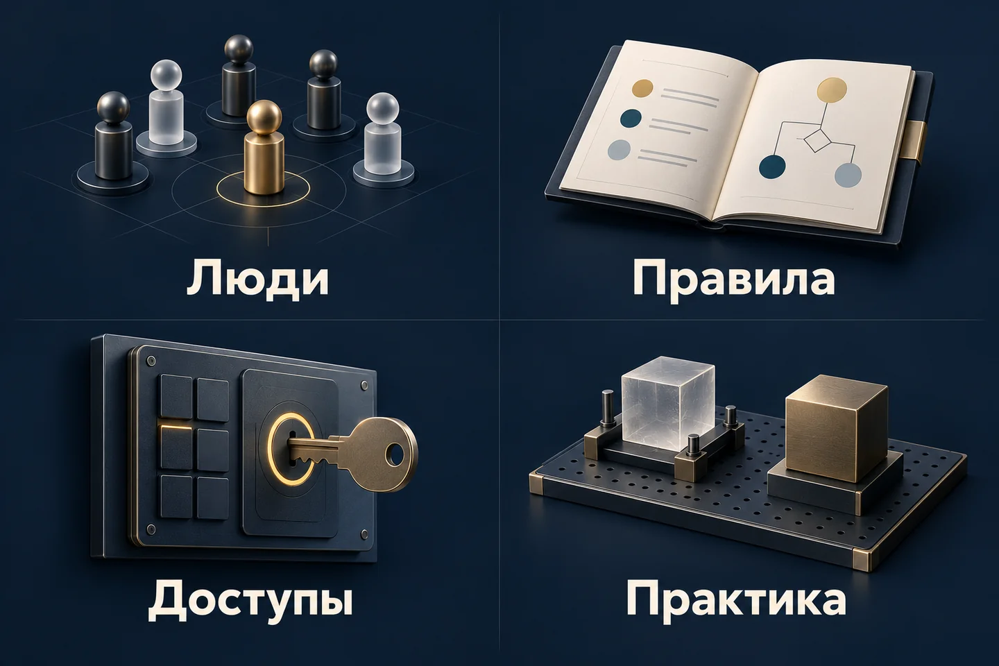 Четыре составляющие передачи помощника: люди, правила, доступы и практика